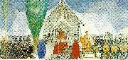 Carl Larsson upsala tempel-midvintersblot painting